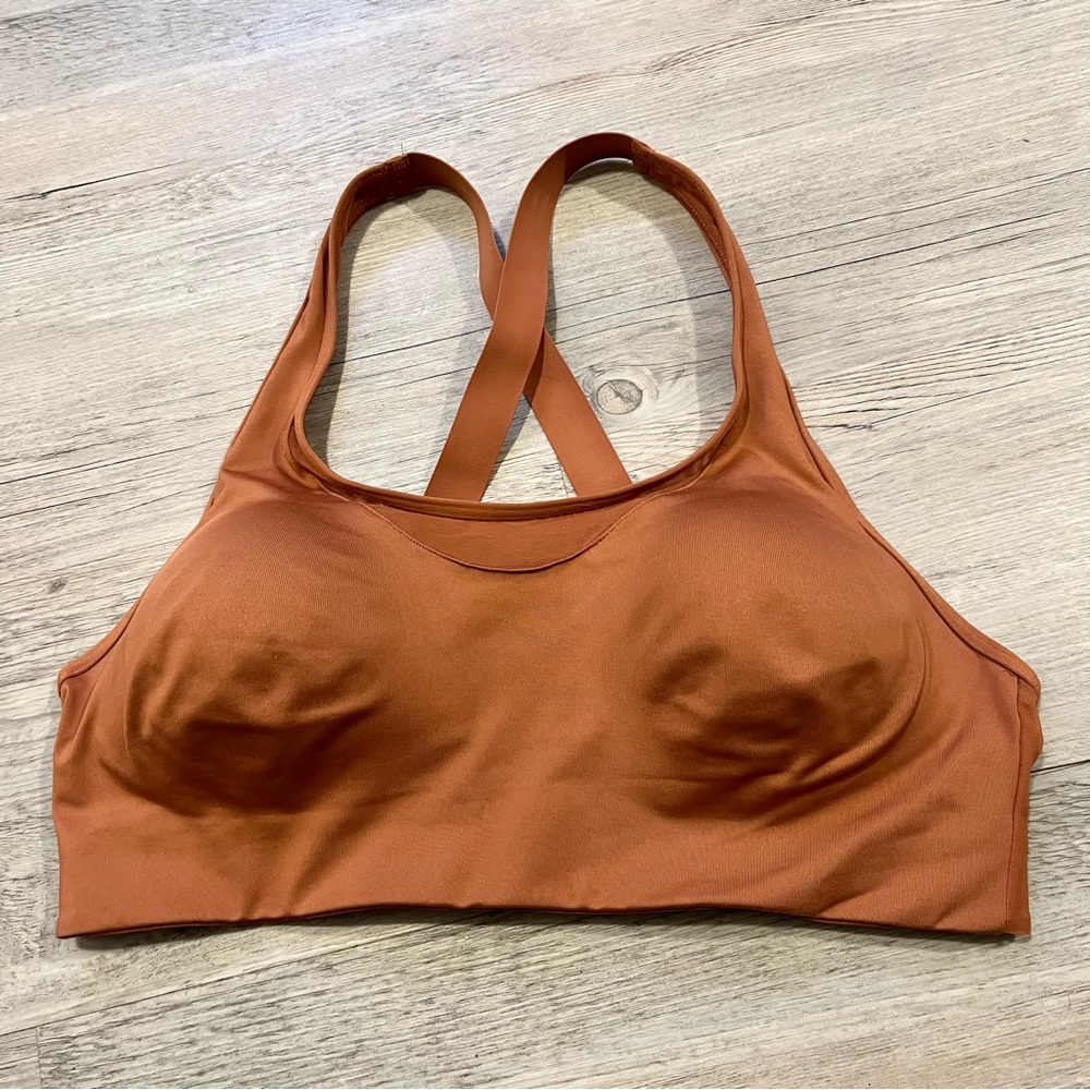 Autumn orange VS Pink sports bra, XL